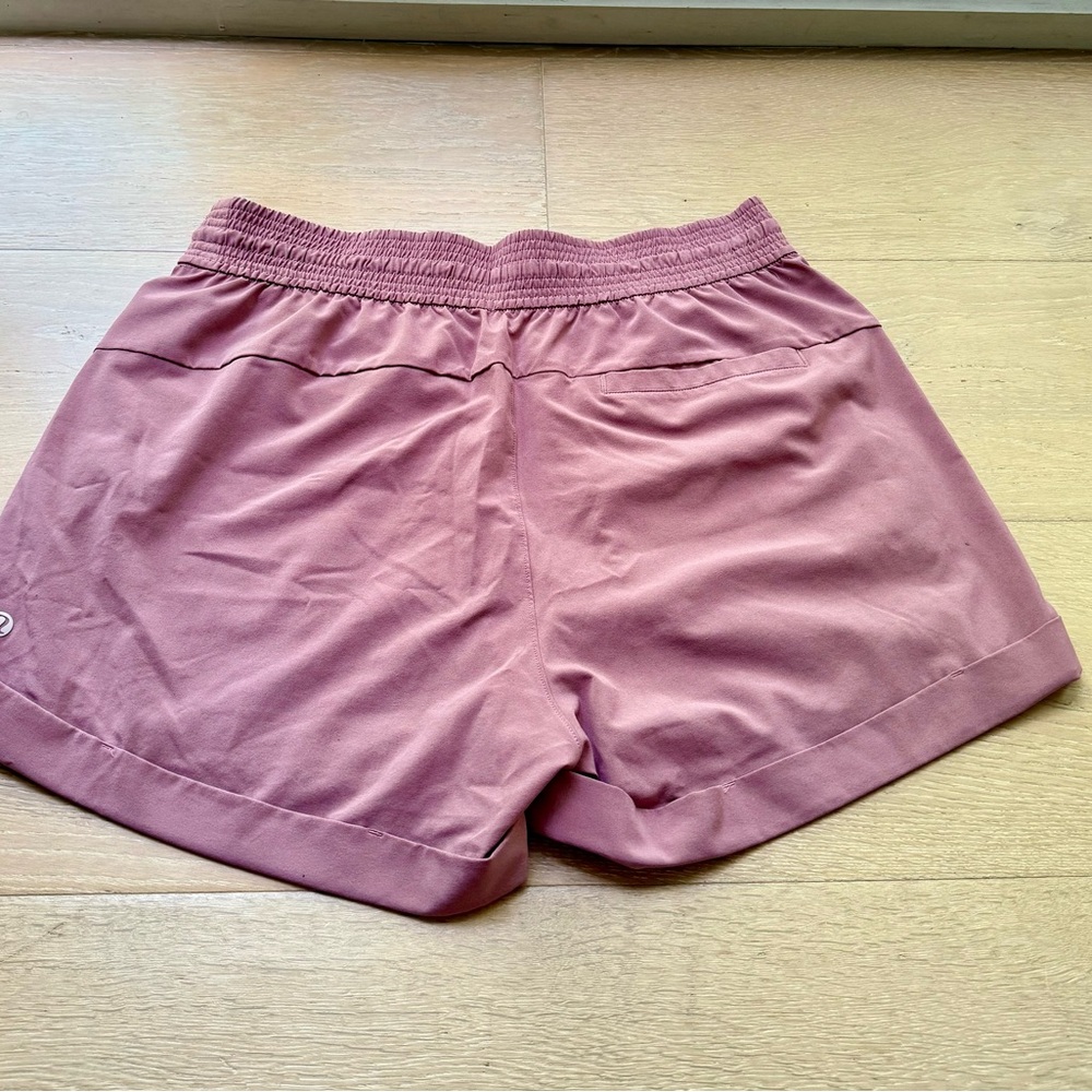 lululemon athletica Rose Pink Drawstring Athletic Shorts - Picture 3 of 4